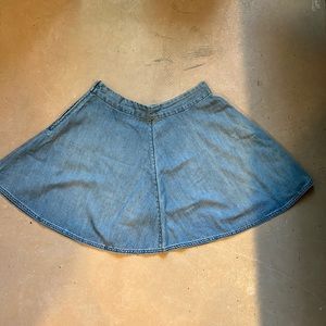 LEVIS brand denim skirt. Cleaning the closet.